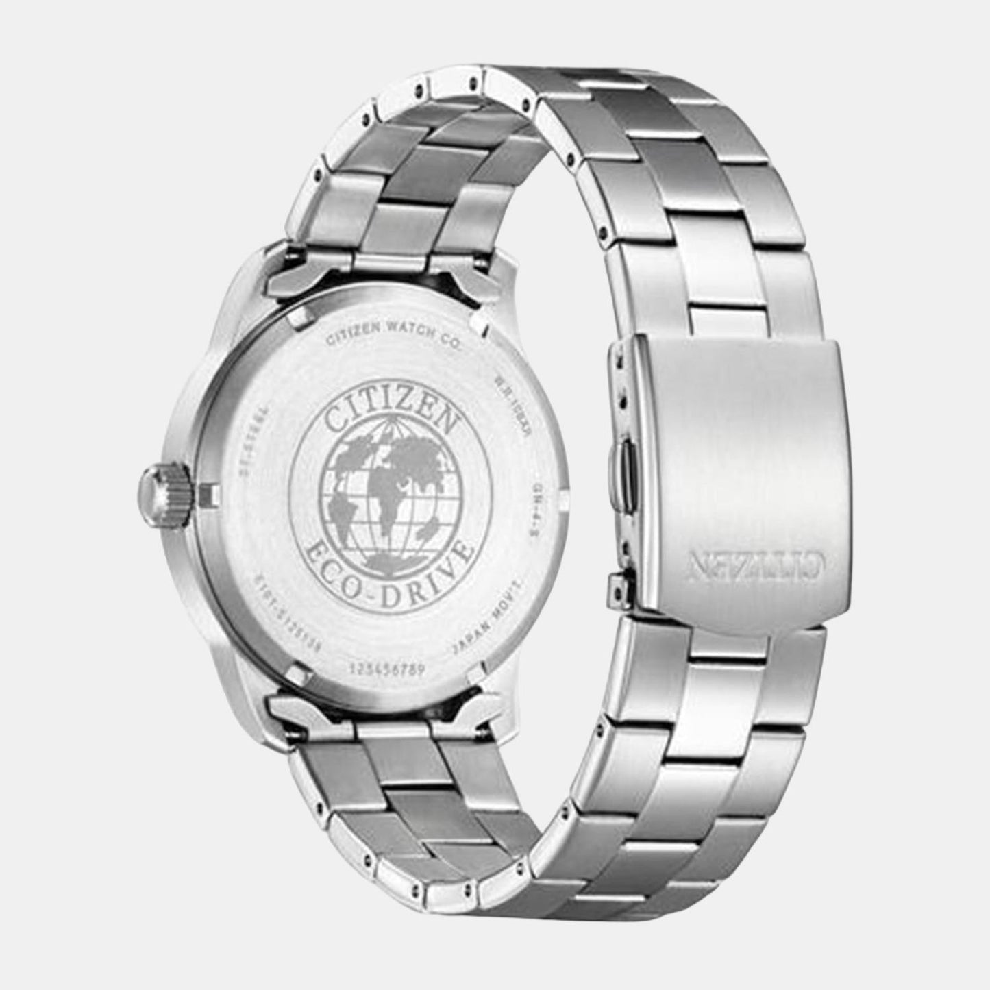 Men Quartz White Dial Analog Stainless Steel Watch BM8550-81A