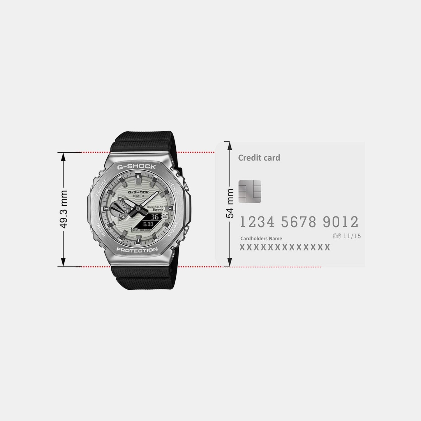 G-Shock Men Solar Yellow Dial Analog-Digital Resin Watch G1736