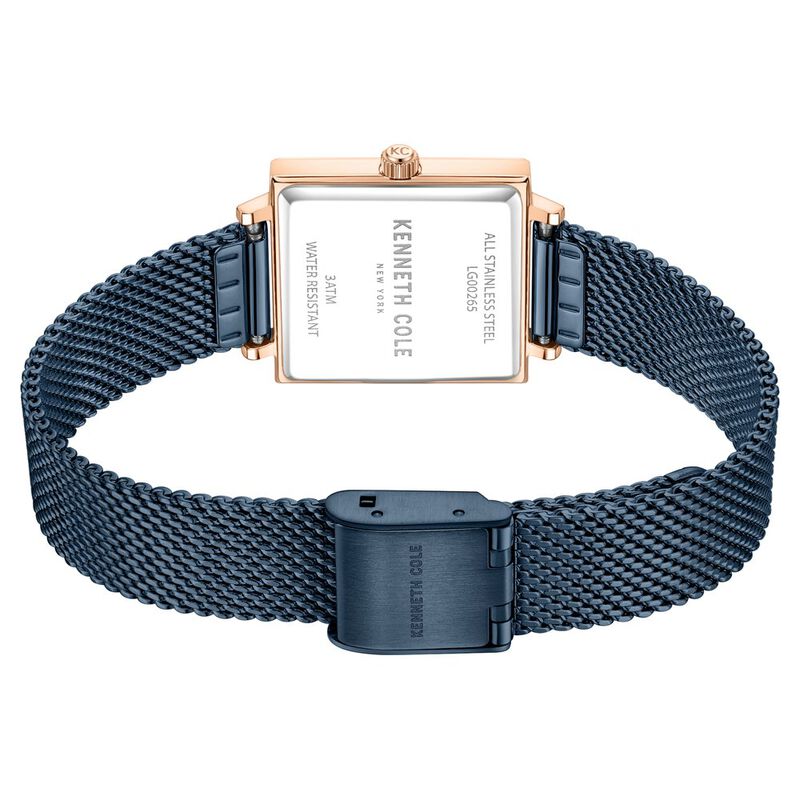 Kenneth Cole Quartz Analog Blue dial Metal Strap Watch for Women NTKCWLG0026504LD