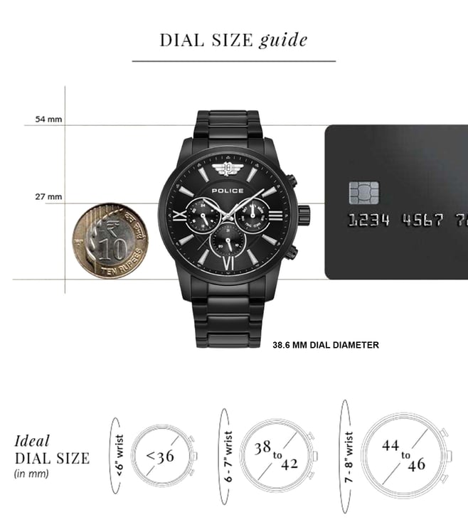 POLICE PLPEWJK0004406 Chronograph Watch for Men