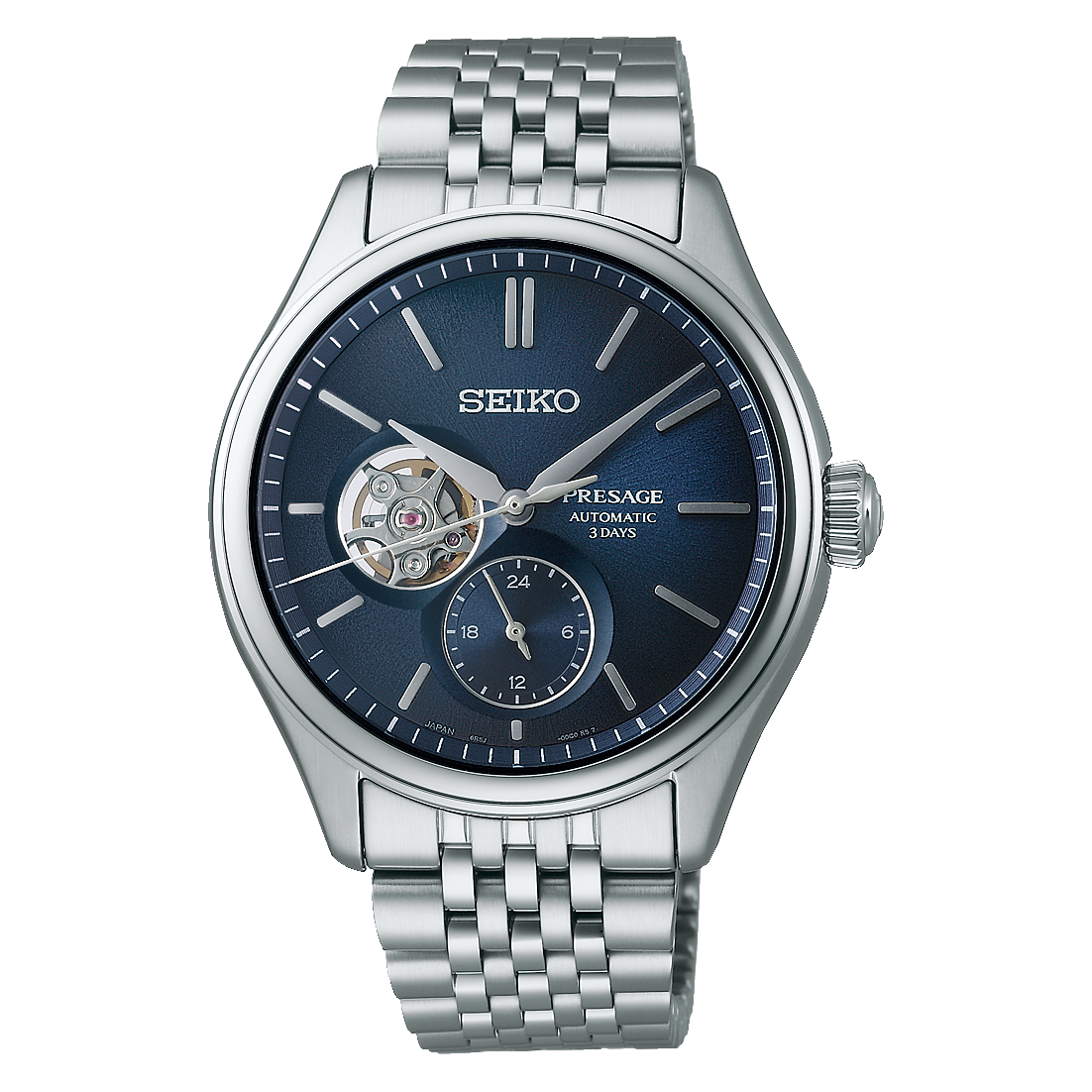 Seiko Presage Classic Series "Ai-iro" Open Heart Automatic - SPB527J1