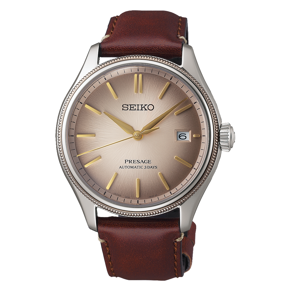 Seiko Presage Classic Series "Shiracha" Upcycled Leather Strap Limited Edition - SPB529J1