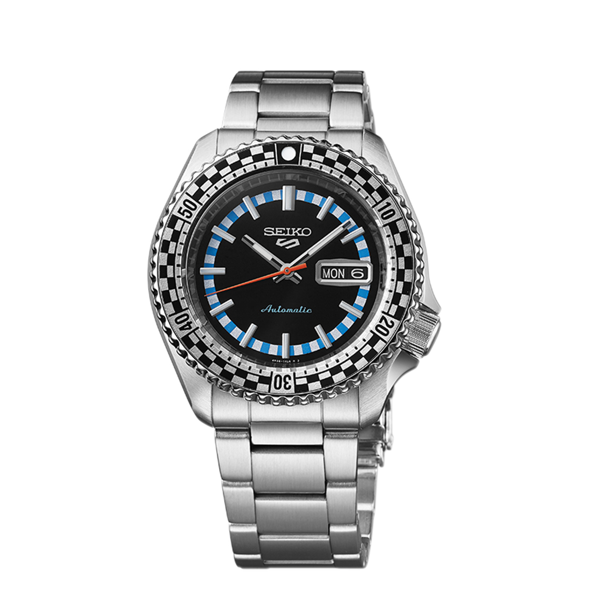 Seiko 5 Sports Black & White Checker Flag' Special Edition - SRPK67K1