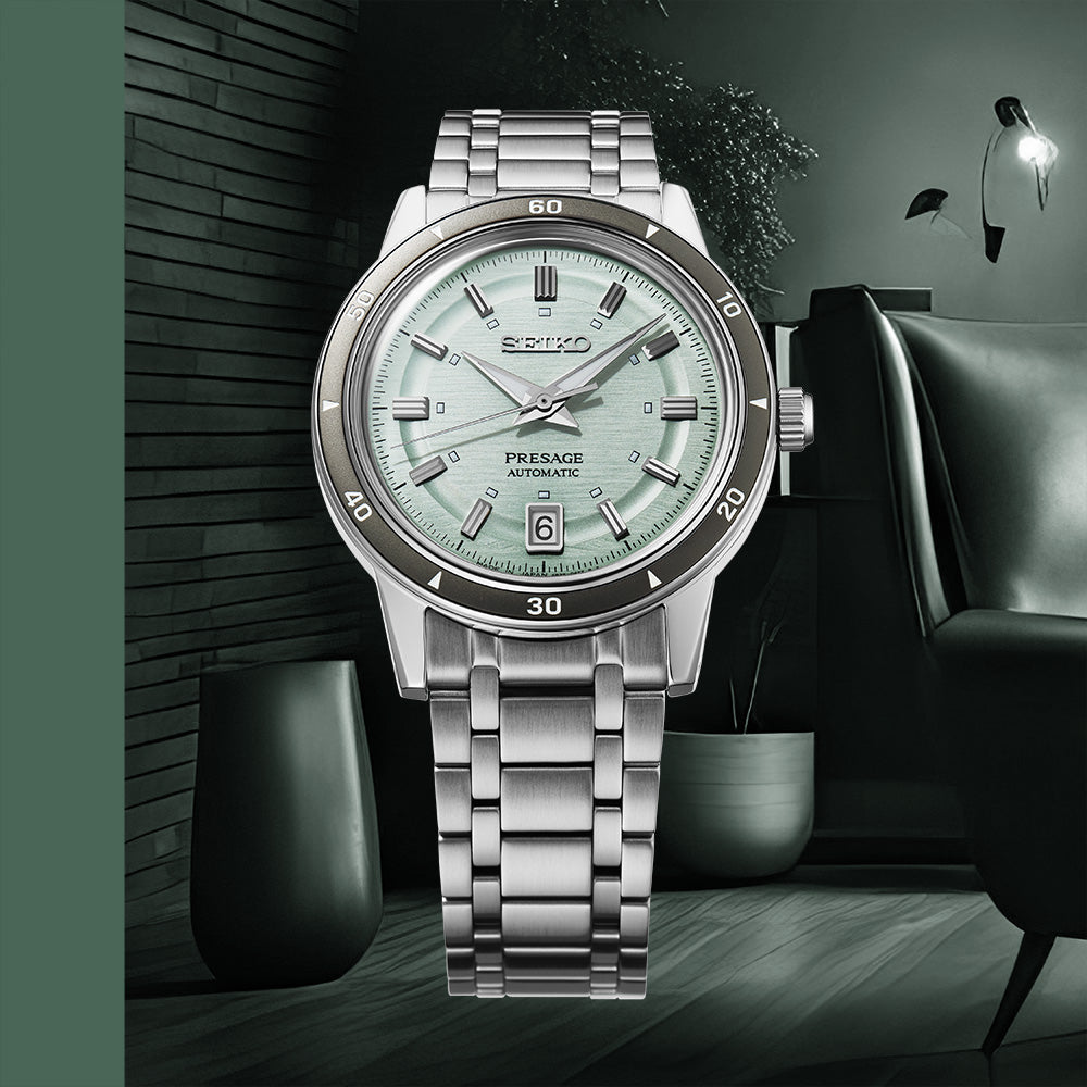 Seiko Presage Style 60's in Ice Green - SRPL71J1