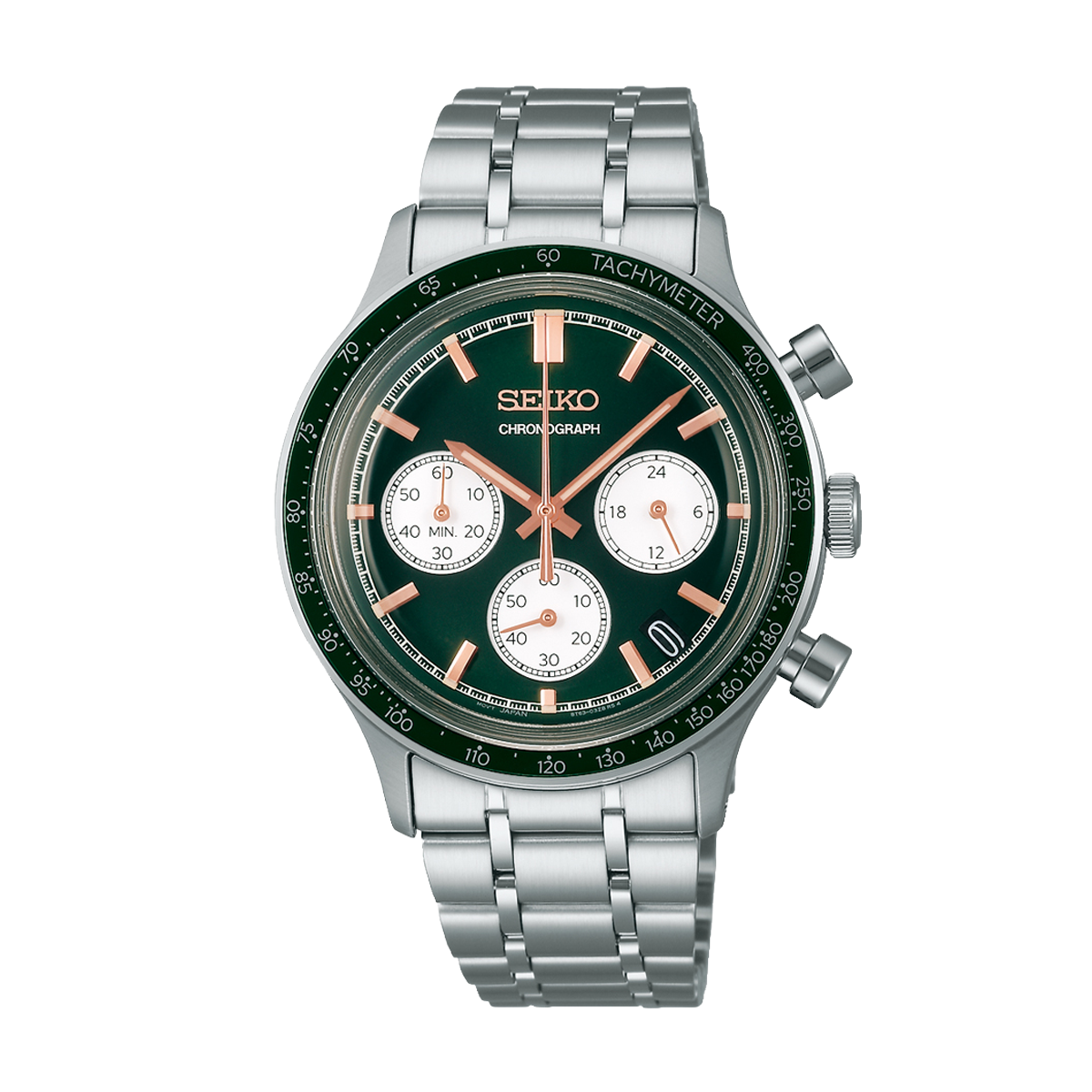 Men's Quartz Chronograph Green Dial - SSB481P1