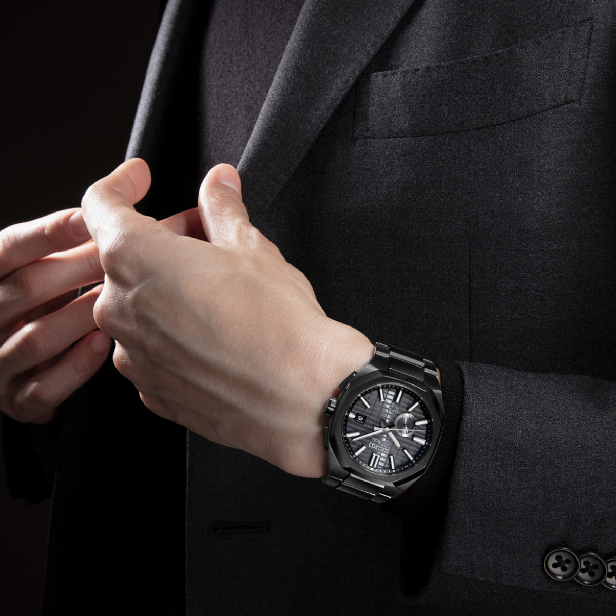 Seiko Astron GPS Solar "Jet Black" Crystal Box Edition - SSJ015J1