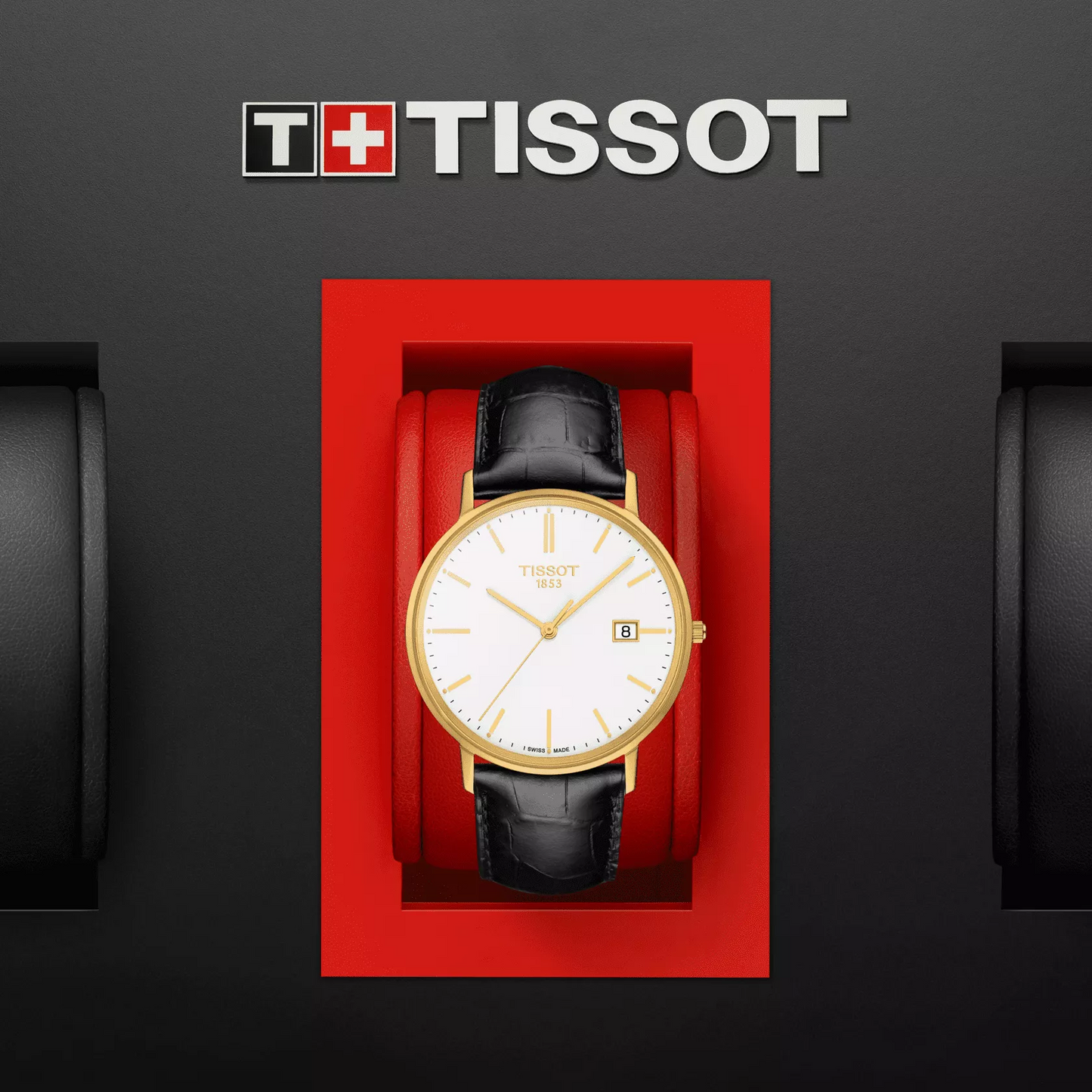 Tissot Goldrun Sapphire 18K Gold T9224101601100