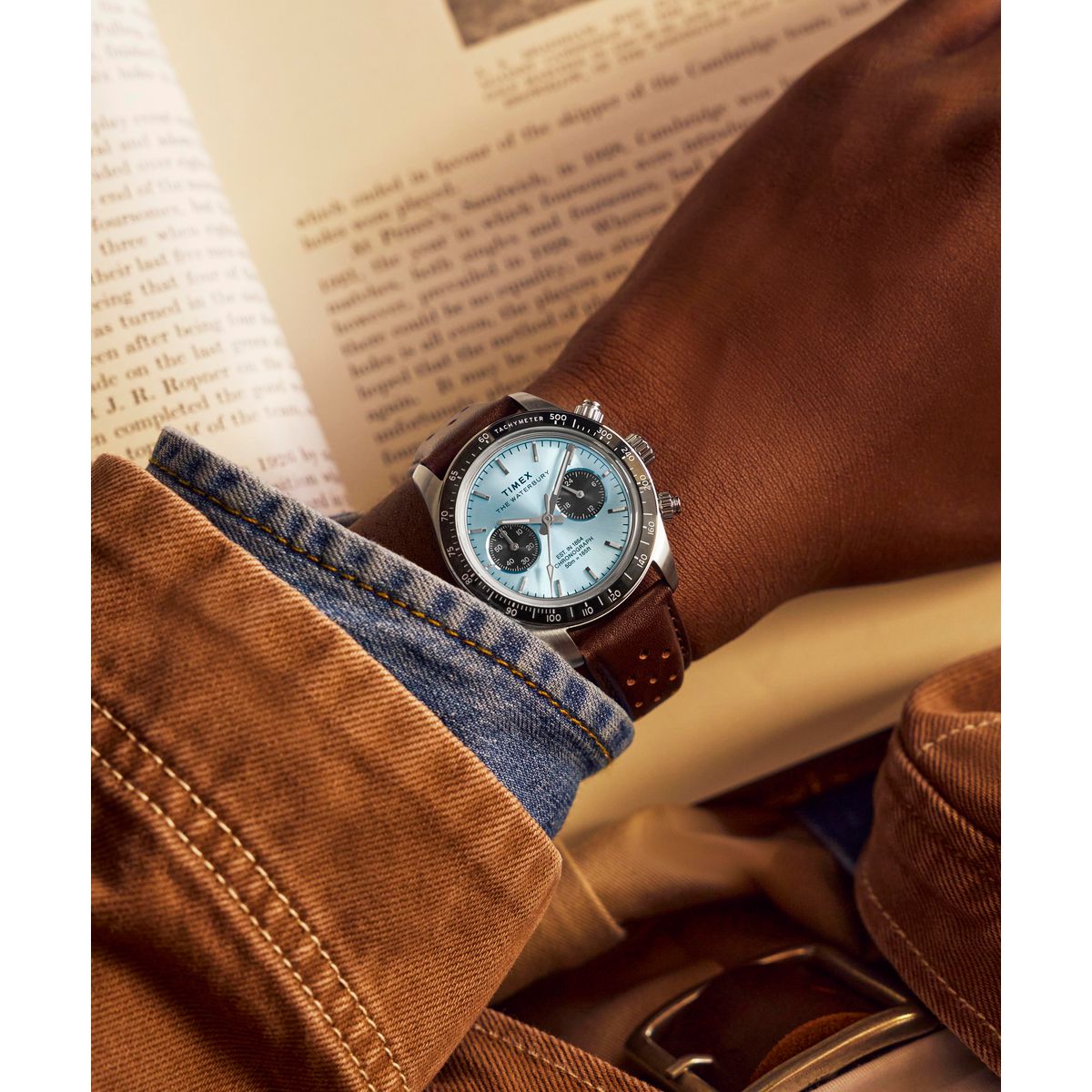 Timex Waterbury Heritage Chronograph gents watch - TW2Y70500IK