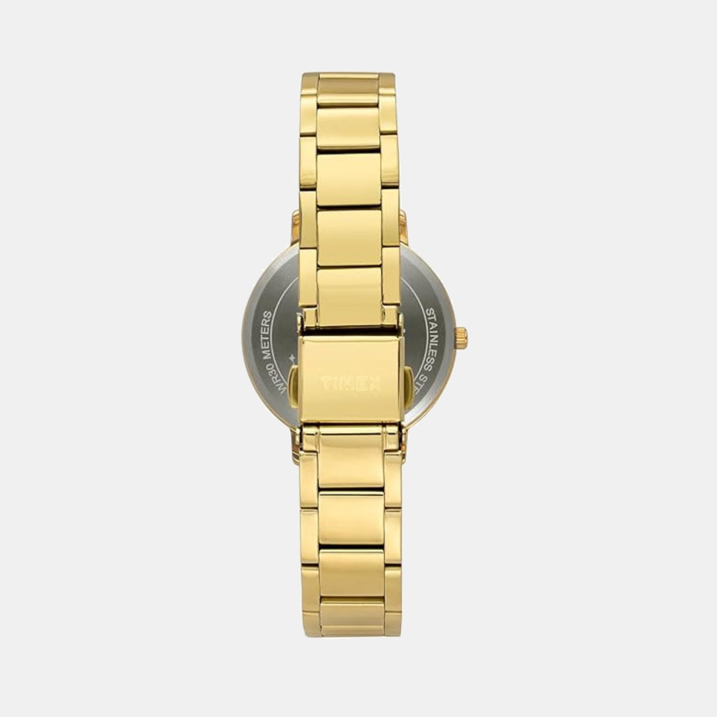 Trendline Women Quartz Champagne Dial Analog Stainless Steel Watch TWEL18712