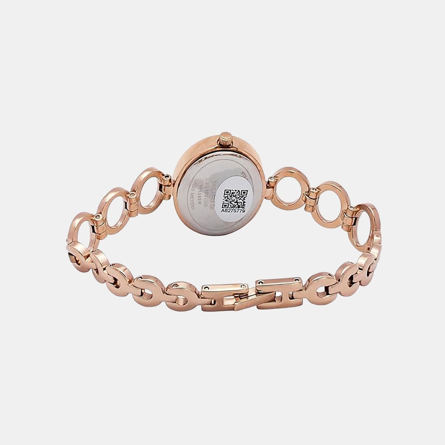 Fria Women Quartz Dial Analog Brass Watch TWEL24002