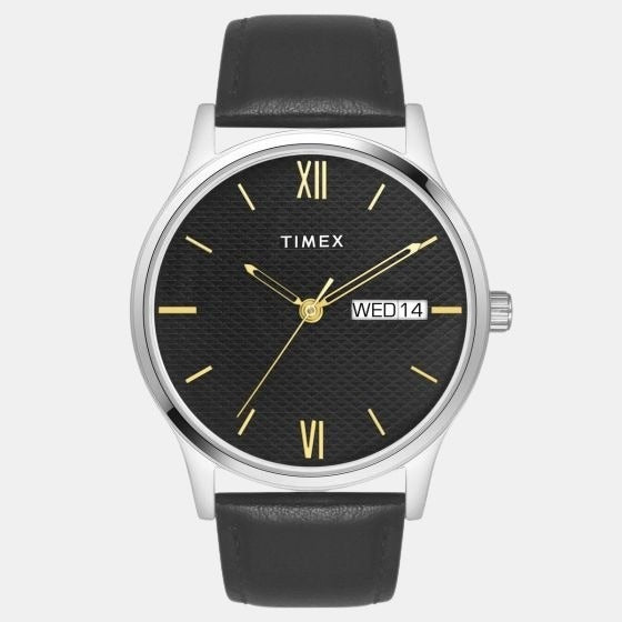 Classics Men Quartz Dial Analog Leather Watch TW0TG8309
