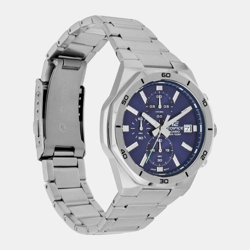 Edifice Men Quartz Blue Dial Chronograph Stainless Steel Watch ED584
