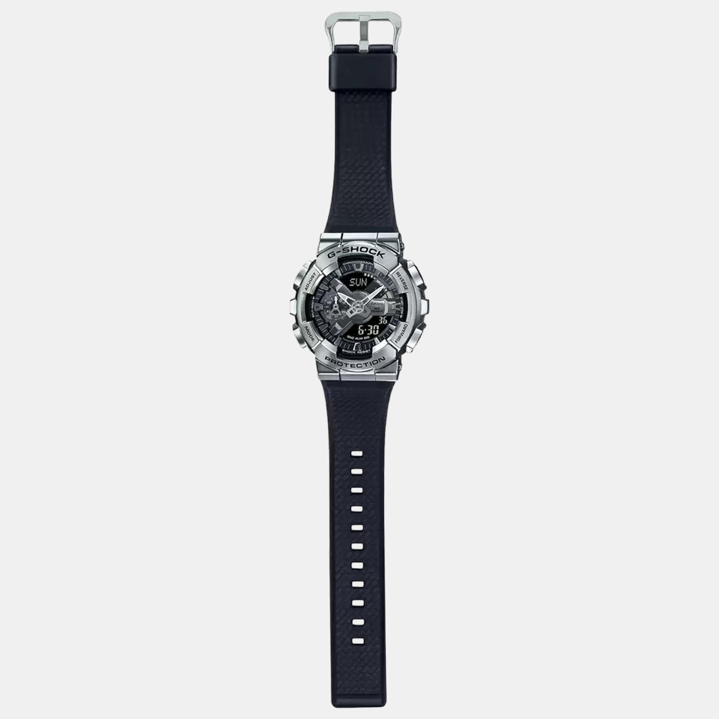 G-Shock Men Quartz Silver Dial Analog-Digital Resin Watch G1051
