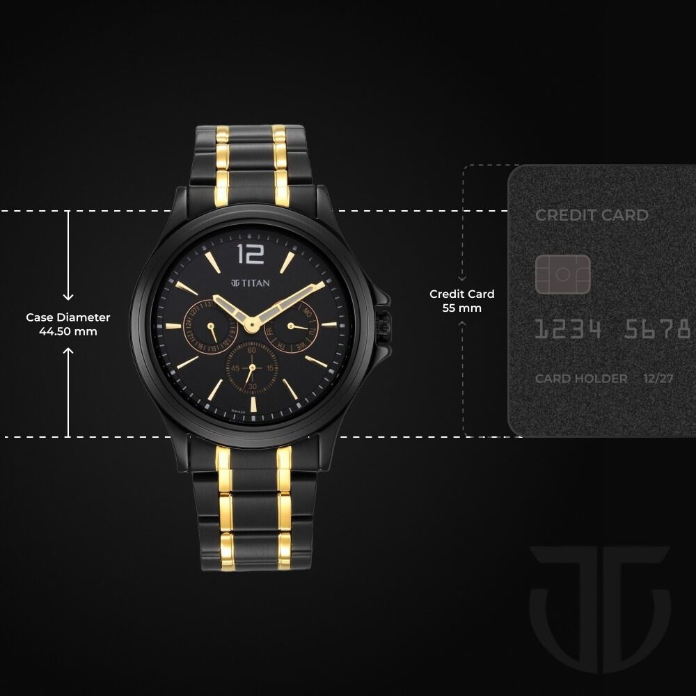 TITAN BLACK & GOLD NT1698KM02
