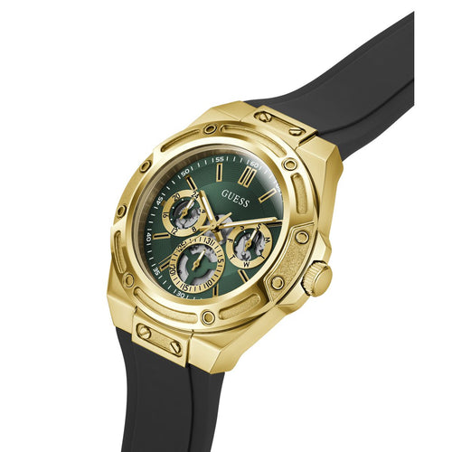 Guess Round 44mm Green Dial Analog Men Watch - GW1132G8