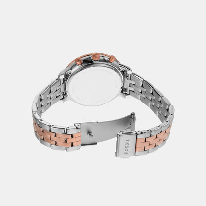 Neutra Women Quartz Mother Of Pearl Dial Chronograph Stainless Steel Watch ES5279