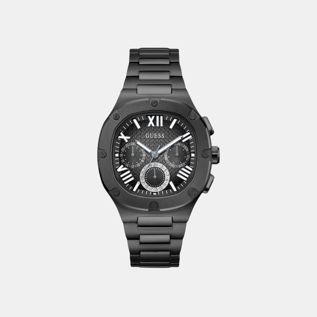 Headline Men Quartz Black Dial Chronograph Stainless Steel Watch GW0572G3
