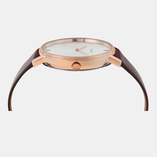 Trendline Men Quartz Dial Analog Leather Watch TW0TG8014