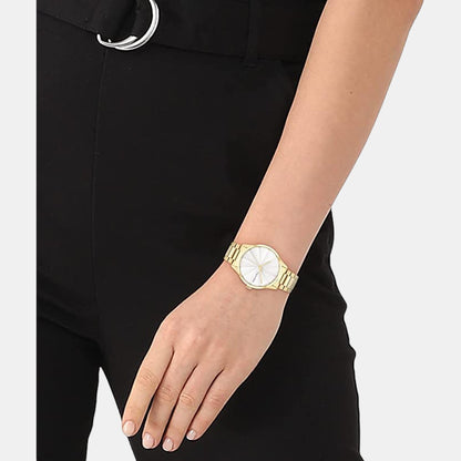 Ck Burst Unisex Quartz Silver Dial Analog Stainless Steel Watch 25200232