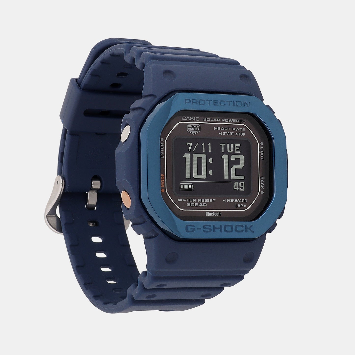 G-Shock Men Solar Blue Dial Digital Resin Watch G1407