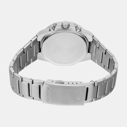 Edifice Men Quartz Black Dial Chronograph Stainless Steel Watch ED583