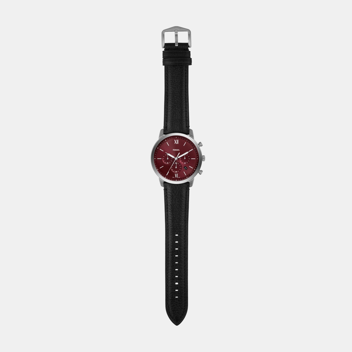 Neutra Men Quartz Red Dial Chronograph Leather Watch FS6016