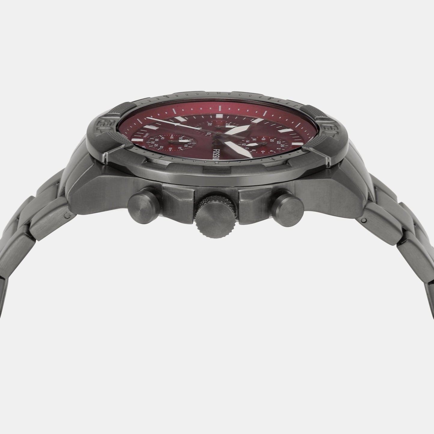 Bronson Men Quartz Grey Dial Chronograph Stainless Steel Watch FS6017