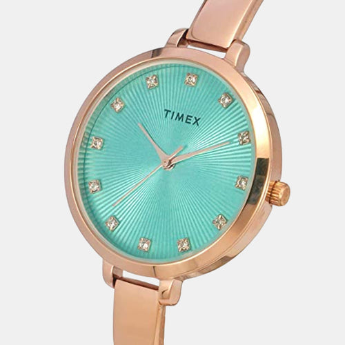 Fashion Women Quartz Dial Analog Brass Watch TWEL12822