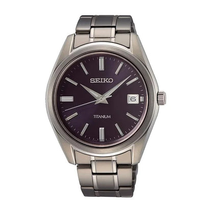 Seiko Classic Titanium Men's Quartz Watch - SUR373P1
