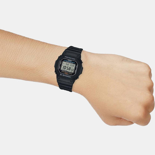 G-Shock Men Solar Black Dial Digital Resin Watch G1166