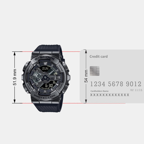 G-Shock Men Quartz Grey Dial Analog-Digital Resin Watch G1370