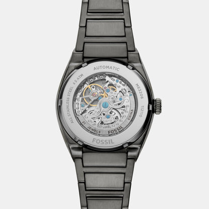Everett Men Automatic Grey Dial Analog Stainless Steel Watch ME3206