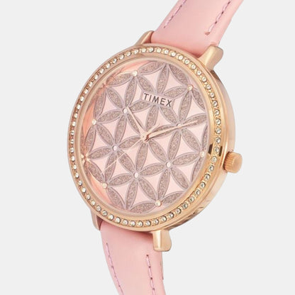 Fashion Women Quartz Dial Analog Leather Watch TWEL14707