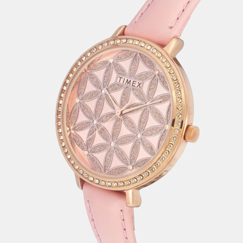 Fashion Women Quartz Dial Analog Leather Watch TWEL14707