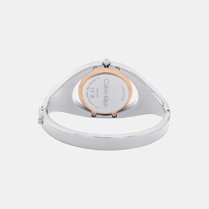 Ck Elation Women Quartz Silver Dial Analog Stainless Steel Watch 25200424