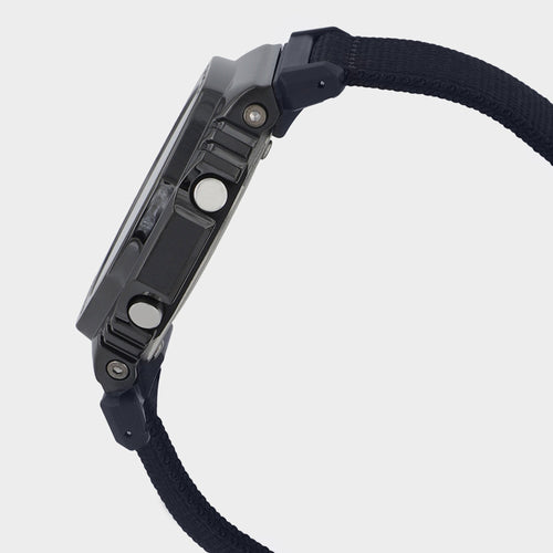 G-Shock Men Quartz Black Dial Analog-Digital Fabric Watch G1373