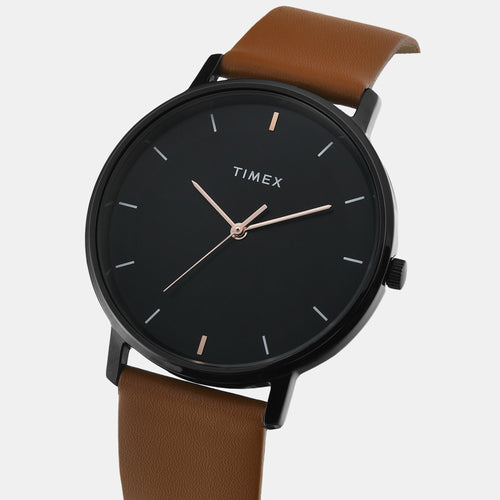 Trendline Men Quartz Dial Analog Leather Watch TW0TG8016