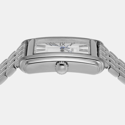 Carraway Men Quartz Silver Dial Analog Stainless Steel Watch FS6008