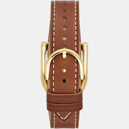 Harwell Women Quartz White Dial Analog Leather Watch ES5264