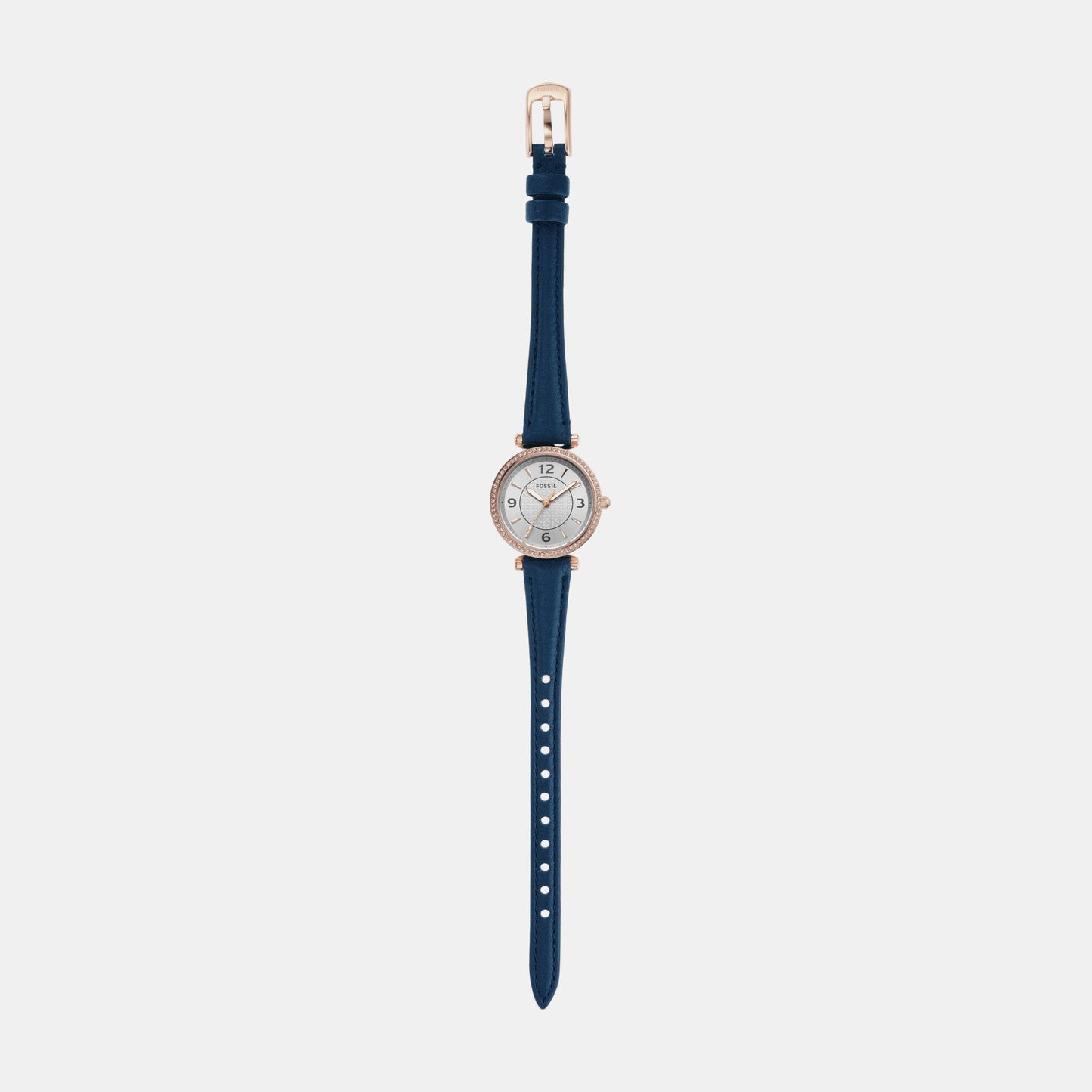Carlie Women Quartz Silver Dial Analog Leather Watch ES5295