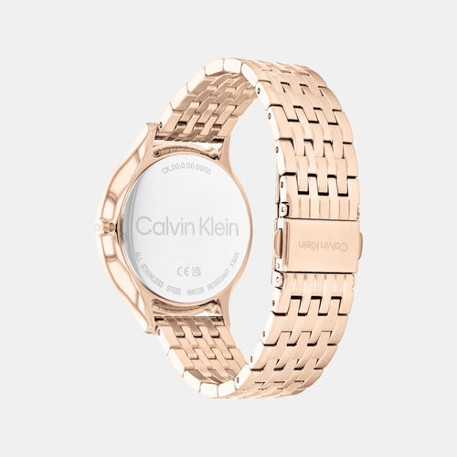 Timeless Women Quartz Black Dial Analog Stainless Steel Watch 25100003
