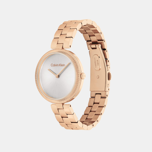 Gleam Women Quartz Grey Dial Analog Stainless Steel Watch 25100013