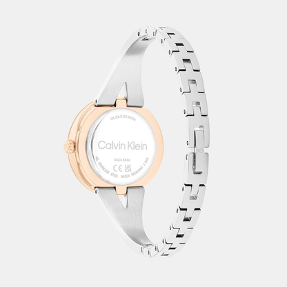 Joyful Women Quartz Silver Dial Analog Stainless Steel Watch 25100028
