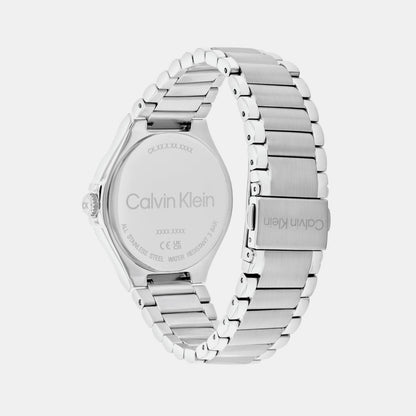 Vibrancy Women Quartz Blue Dial Multi-Function Stainless Steel Watch 25100051