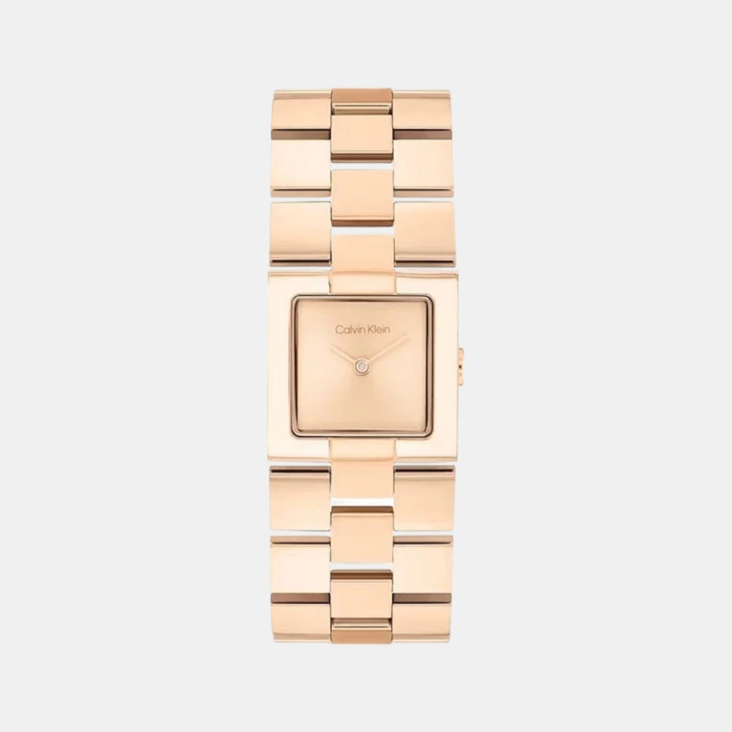 Ck Meridian Women Quartz Pink Dial Analog Stainless Steel Watch 25100090