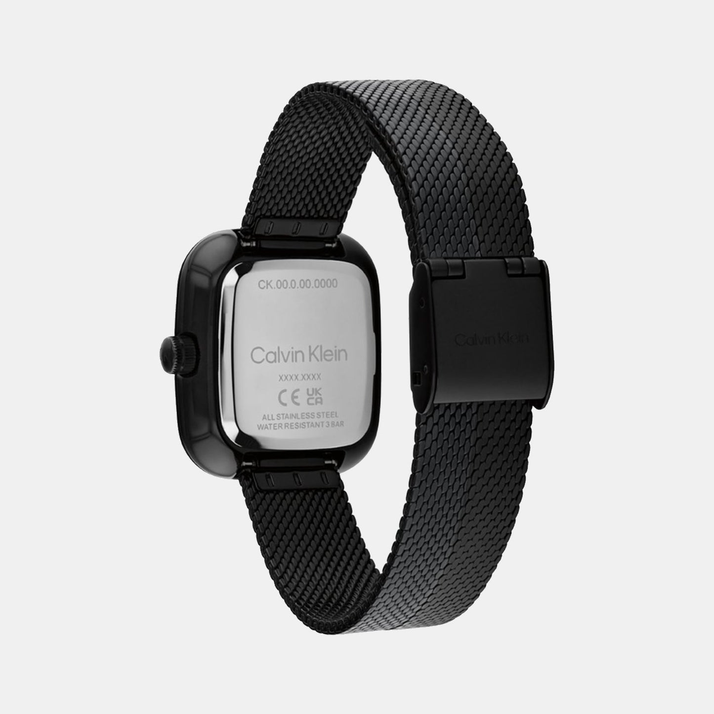 Ck Adore Women Quartz Black Dial Analog Mesh Watch 25100100