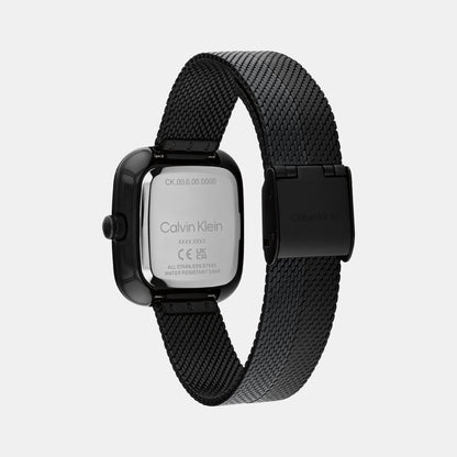 Ck Adore Women Quartz Black Dial Analog Mesh Watch 25100100