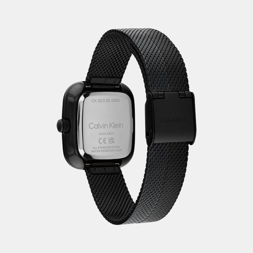 Ck Adore Women Quartz Black Dial Analog Mesh Watch 25100100