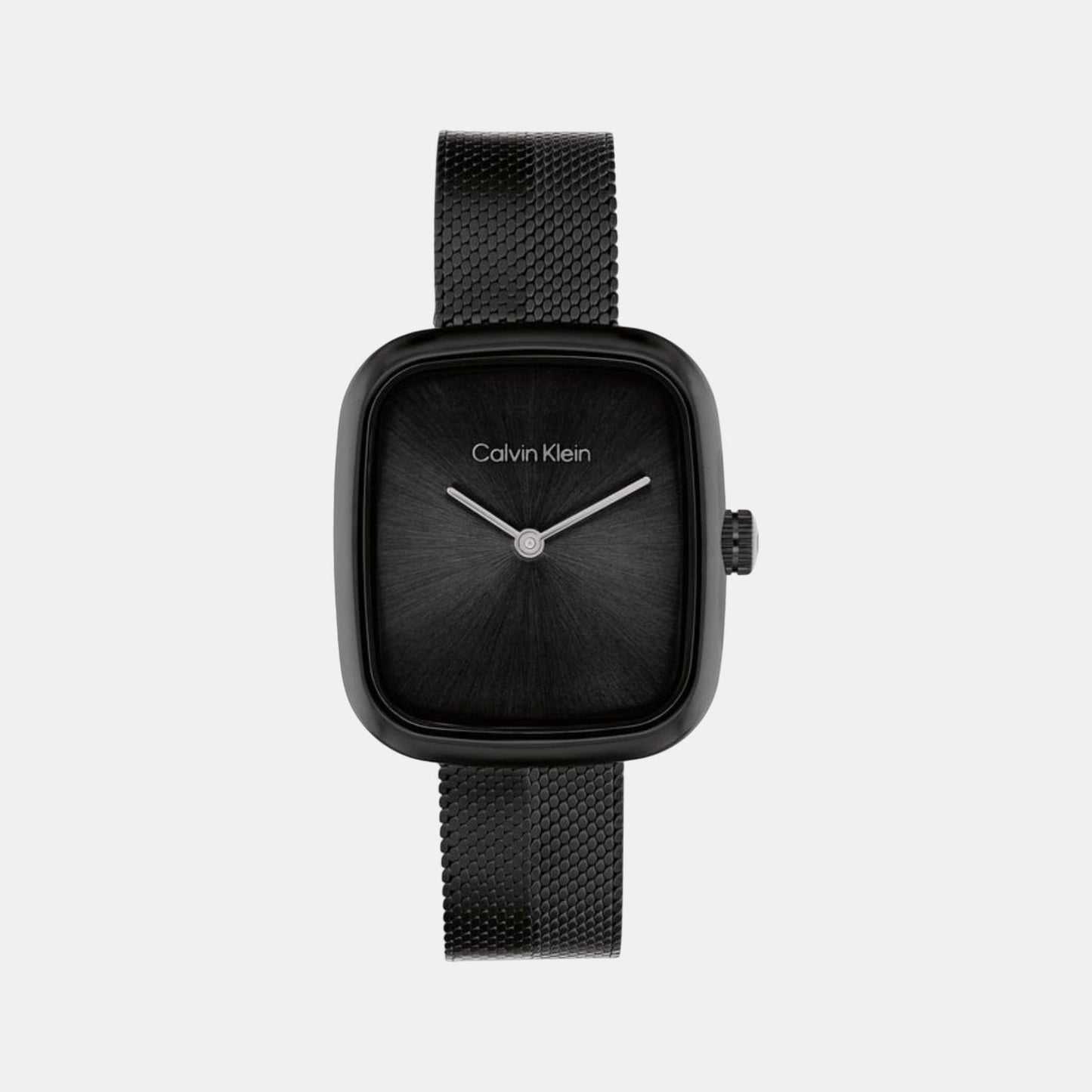 Ck Adore Women Quartz Black Dial Analog Mesh Watch 25100100