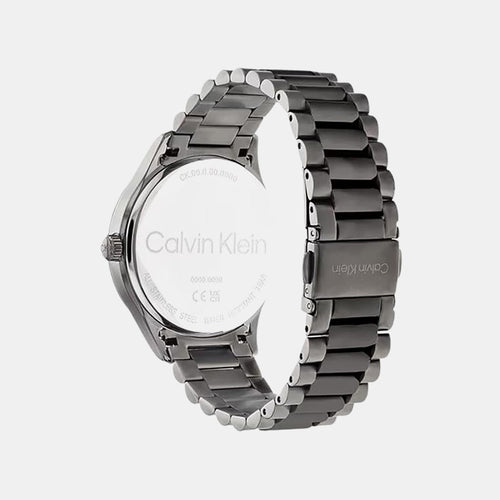 Ck Iconic Unisex Quartz Green Dial Analog Stainless Steel Watch 25200164
